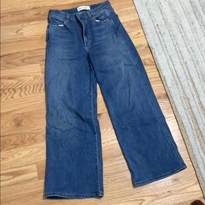 reformation wide leg jeans